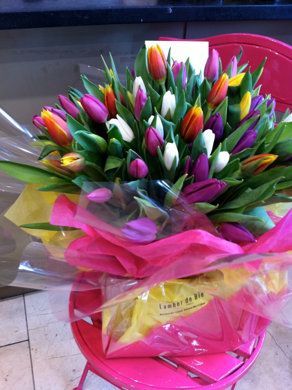 Tulip bouquet for mothers day
